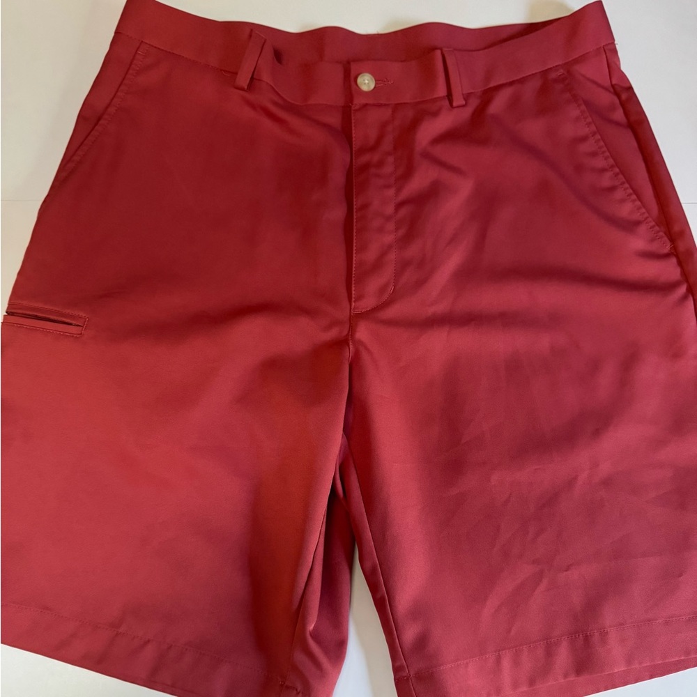 GRAND SLAM PERFORMANCE—Golf Shorts—Men’s 34—Coral-NWOT